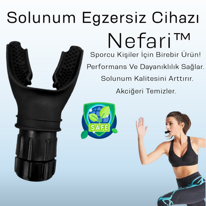 Nefari™ Nefes Egzersizi Aleti + Kullanım Talimatı